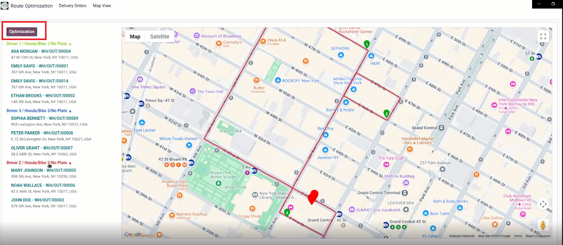 mss, ravi garg, odoo erp, route optimization, delivery address listing