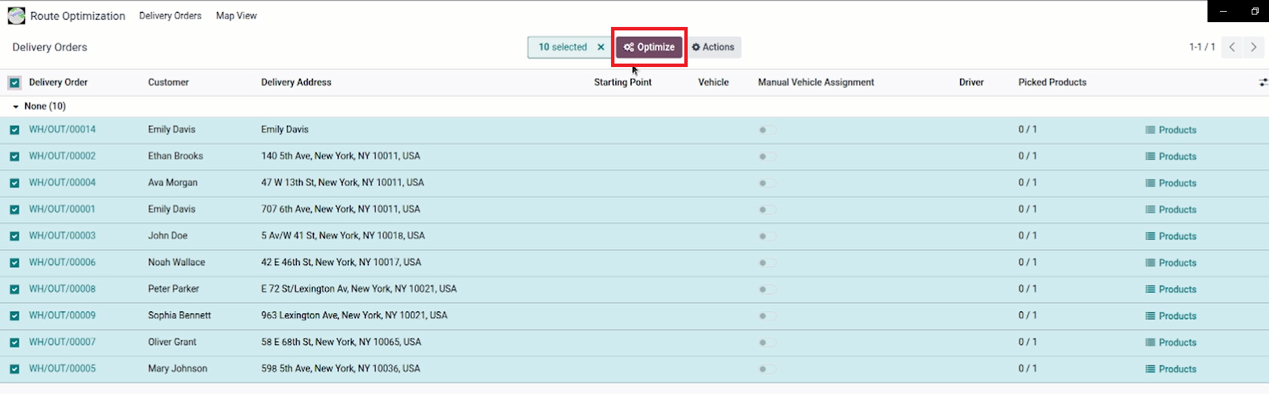 mss, ravi garg, odoo erp, route optimization, sales module, create order
