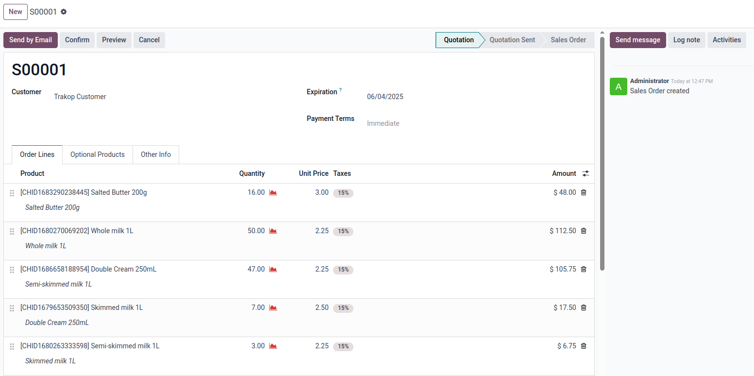 mss, ravi garg, odoo erp, Trakop sync , trakop sync activity logs sales order