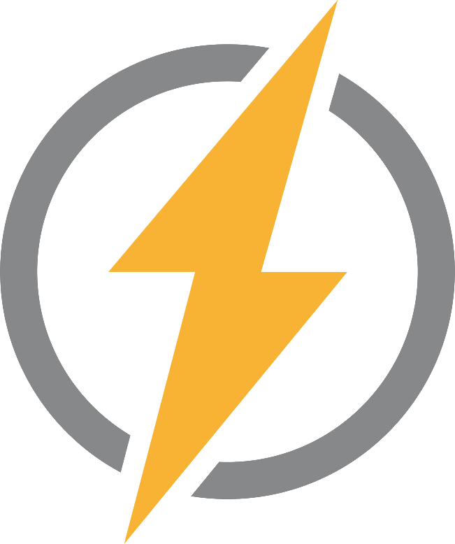 master software solutions, lightning-bolt, model development, logo