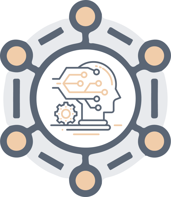 ravi garg, master software solutions, AI agent development company, machine learning, deep learning, icon