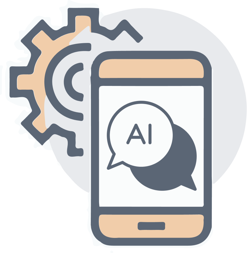 ravi garg, master software solutions, AI agent development company, ai chatbot development, icon