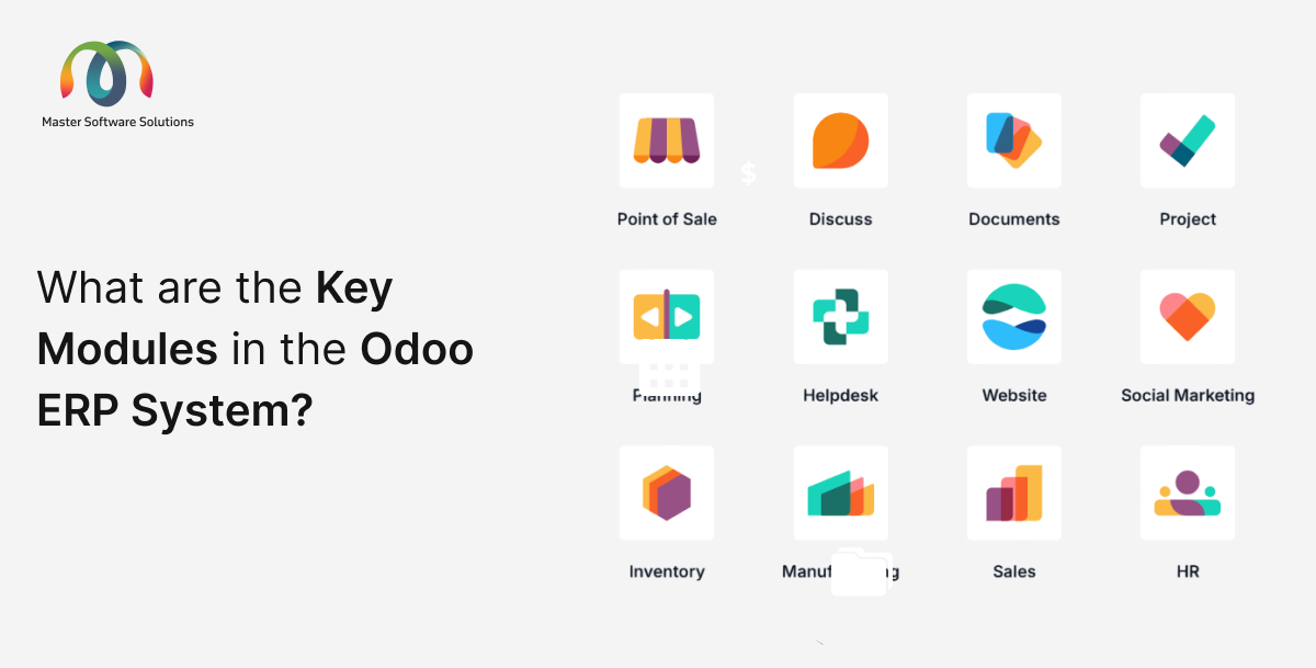 What are the Key Modules in the Odoo ERP System?