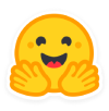 master software solutions, large language processing, hugging face transformations, logo