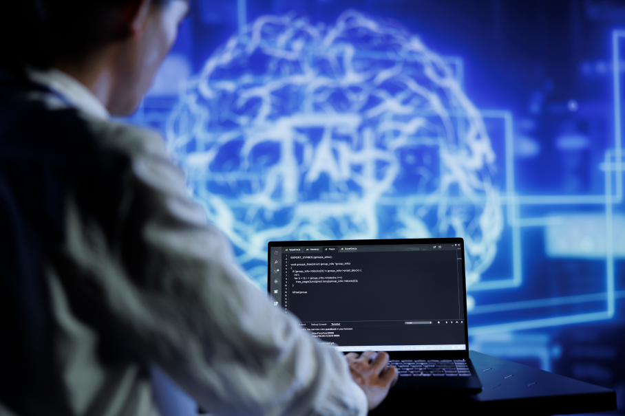 write ai code image